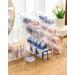 A Versatile Transparent Cosmetic Display Box with Four compartments for Lip Gloss Eye Shadow Nail Polish and Jewellery Four-compartmentdailydisposablecontactsstoragebox - Buy Online on GoSupps.com