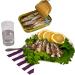 Trata Greek Sardines Piquant in Oil | Traditional Seafood Appetizer | Loaded with Important Nutrients & Omega-3 | Net Weight 400g (4x100g). - Buy Online on GoSupps.com