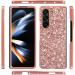 Buy Tivenfezk Nadoli Glitter Shell Case for Samsung Galaxy Z Fold 5 - Red Glossy Sparkling Bling Ultra-Small Shockproof Protective Cover - Buy Online on GoSupps.com