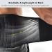 Lower Back Support Belt for Men & Women | Lordosis Pain Relief & Posture Correction | Adjustable Breathable Waist Support for Herniated Disc Sciatica & Scoliosis - Black - Buy Online on GoSupps.com