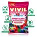 Vivil Waldfrucht Multivitamin Candies - Sugar-Free Vegan 8 Vitamins 5 x 120g Forest Fruit Bags - International Shipping - Buy Online on GoSupps.com