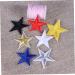 STOBOK 10pcs Mini Iron Backpack Dreses Stickers for Computers Star Patch The Iron Celebrity Accessories Silver medium - Buy Online on GoSupps.com