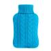 samply Hot Water Bottle with Knitted Cover 2L Hot Water Bag for Hot and Cold Compress Hand Feet Warmer Neck and Shoulder Pain Relief Cobalt Blue 2L Sapphire Blue