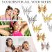 10 Pcs 90s Moving Butterfly Hair Clips | Elegant Hollow Wing Hair Pins | 3D Butterfly Barrettes for Women, Girls, Teens | Wedding Accessories - Buy Online on GoSupps.com