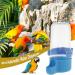 Raxove Bird Automatic Water Dispenser Bird Water Drinking Water Bottle Safe Hanging Bird Supplies Hanging in Birds Cage Drinker Container for Parrots Budgie Cockatiel Blue - Buy Online on GoSupps.com