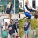 Cuby Dog & Cat Sling Carrier | Soft Cotton Travel Bag for Small Pets - Blue - Buy Online on GoSupps.com