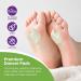 Premium Left Foot Sesamoiditis Pads - 1/4 Thick Adhesive Skived Felt - 12 Pieces for Ball of Feet Pain - Buy Online on GoSupps.com