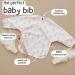 Bubba Bear Baby Weaning Bib with Sleeves | Long Sleeve Coverall Bibs Set | Toddler Led Feeding Accessories - Pink Feathers - Buy Online on GoSupps.com