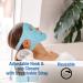 Eurow Luxe Hot & Cold Gel Face Mask - Full Coverage with Adjustable Straps in Blue | Ideal for Soothing & Relaxation - Buy Online on GoSupps.com