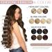 SEGO Hair Part Clip in Extensions - Real Thick Human Hair #1 Smooth Black 1 Tresse 5 Clips 18 (45cm) 90g - Buy Online on GoSupps.com