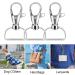 40PCS Premium 1 Inch Silver Swivel Snap Hooks for Lanyard & Sewing Projects - Buy Online on GoSupps.com