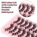 MilyBest 18mm Fluffy Cat Eye False Eyelashes - 10 Pairs | D Curl Volume Faux Mink Lashes for Natural Wispy Look - Pack A - Buy Online on GoSupps.com