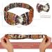 African Boho Print Headbands - Set of 12 | Twist Knot Elastic Hair Bands for Women & Girls - Ideal for Workout, Yoga, Sports - Vintage Criss Cross Headband Accessories - Buy Online on GoSupps.com