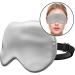 Liebesfreunde 100% Real Silk Eye Mask | Comfortable Sleep Mask for Men & Women | Soft Blindfold in Silver Grey - Buy Internationally! - Buy Online on GoSupps.com