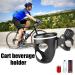 2 Pcs Cup Holder for Walker - Walker Cup Holder | Cup Phone Holder Anti-Slip Design Not Easy to Slip for Stroller Electric Scooter Wheelchair Ondian - Buy Online on GoSupps.com