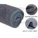 VIcolour Microfiber Face Cloth 12x12 Inch 12 Pack - Grey Makeup Remover & Facial Washcloths - Buy Online on GoSupps.com