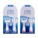 Triple Bristle Replacement Brush Head Refills | Innovative 3 Sided Head Design | Compatible with Triple Bristle Brand Sonic Toothbrush | Color Changing Indicator Bristles | 4 Pack (2 Pink + 2 Blue)