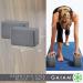 Gaiam Essentials Yoga Block Set of 2 - Supportive & Soft Non-Slip Foam Surface for Yoga, Pilates, Meditation - Grey - Buy Online on GoSupps.com