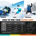 Hikenture Waterproof Winter Gloves for Men & Women | 3M Windproof Ski & Bicycle Gloves | Best Cross-Country Skiing Gloves - Buy Online on GoSupps.com