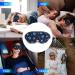 2 Pack 3D Contour Cup Sleep Masks for Men and Women - Ocean Stars Design | Adjustable Headband, Soft & Comfortable Blindfold for Travel, Yoga - Block Out Light for Better Sleep - Buy Online on GoSupps.com