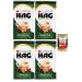 Hag - Caff Macinato D ecaffeinato Gusto Espresso Caf d caf in avec un ar me intense et le go t d'une grande personnalit 4x 250g + Italian Gourmet polpa 400g