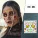 GotGala 4 sheets Day of the Dead Face Temporary Tattoos Sugar Skull Halloween Makeup Floral Black Skeleton Web Full Mask Stickers for Women Men Dia De Los Halloween Masquerade Party Favor Supplies - Buy Online on GoSupps.com