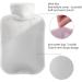 Samply 2L Hot Water Bottle with Furry Cover - White | Reusable Hot Water Bag - Buy Online on GoSupps.com