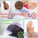 CGBOOM 2 Pair UV Gloves for Gel Nail Lamp Professional UPF50+ UV Protection Gloves for Manicures Anti UV Fingerless Gloves for Nail Art Skin Care Protecting Hands from UV Light Harm (Black) - Buy Online on GoSupps.com