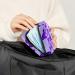 Anna Cowper Butterfly Pattern Purple Women's Storage Bag - Portable Period Bag for Menstrual Cup & Tampons | Stylish Feminine Design Perfect for Women & Teens - Buy Online on GoSupps.com