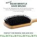 Natural Boar Bristle Hair Brush Set - 6 Pieces for All Hair Types, Detangling and Shine Enhancing - Buy Online on GoSupps.com