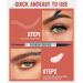 2 in 1 Waterproof 3D Eyebrow Pencil with Eyebrow Gel Micro Eyebrow Pencil with 4 Fork Tip Applicator 2024 New Eyebrow Pencil Effortlessly Creates Natural Looking Brows Black+light Brown - Buy Online on GoSupps.com