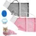 Cat Shower Net Bag Cat Bath Bag Breathable Multifunctional Adjustable Anti-Bite and Anti-Scratch Restraint Bag Cat Grooming Bag With cat comb and grooming brush for Bathing/Nail Trimming/Ear Clean
