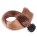 High-Quality Keratin Bonding Hair Extensions - #4/27 Ombre - 60cm - 50 Strands - 100% Remy Real Hair by Novon Hair Extensions - Buy Online on GoSupps.com