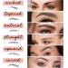 Brows by Bossy Variety Styles Waterproof Temporary Eyebrow Tattoos - Brown - Buy Online on GoSupps.com