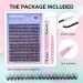 DYI Lash Extension Kit: 240Pcs Cluster Lashes for Natural Volume DD Curly False Lashes - Includes Lash Glue and Remover - Perfect for Self Application at Home - Buy Online on GoSupps.com