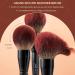 Jessup Large Face Makeup Brushes Set - 5pcs Synthetic Brushes for Foundation, Powder, Contour, Blusher & Highlighter - Phantom Black T273 - Buy Online on GoSupps.com