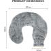 Bauer Professional 63719 Neck and Shoulder Hot Water Bottle with Faux Fur Cover - Relieve Pain and Relax Muscles - Dark Grey - Buy Online on GoSupps.com