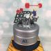 G-LOVELY'S Gym Happy Birthday Cake Decorations Glitter Weight Lifting Themed Cake Toppers Fitness Barbell Kettlebell Party Decor Supplies for Men Women Boy Girl and Fitness Lovers - Buy Online on GoSupps.com