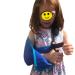 Arm Sling Child (2-3yr blue/aqua trim) Medical Grade Extra Deep Feel-safe Easy-fit Cooling Ultra-comfort Includes Smiley Sticker. Fits R or L arm. 1 Count (Pack of 1) Blue/Aqua Trim