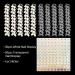 ATOMUS 100pcs Butterfly Nail Polish Displays Gel Chart with Transparent Ring Manicure Tip - Colour Display Tool KIT 4 - Buy Online on GoSupps.com
