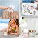 Buy Madenia Travel Bottles Set - 50ml Clear Air Travel Containers for Cosmetics - 4 Pcs with Labels & Storage Box - Pink | International Shipping Available - Buy Online on GoSupps.com