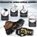 LECEVOCY 19 Spikes Stainless Steel Crampons for Shoes & Boots | Snow Cleats for Hiking on Ice and Snow | Mountain Medium Black - Buy Online on GoSupps.com