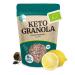 Go-Keto BIO Keto Granola Lemon Poppyseed 290g - Muesli Keto pour un petit d jeuner Keto avec chips de noix de coco noix graines de tournesol & p pins de courge v g talien sans gluten