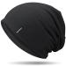 Hasagei hat men women slouch beanie hat women transition period soft thin hat light fashionable jersey beanie hat unisex chemo hat ideal for all seasons unit size black