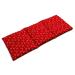 Organic spelt pillow 20x50cm large 3-chamber - spelt heat pillow grain pillow - pillow hearts-red organic spelt