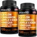 5-in-1 Ceylon Cinnamon Capsules 2355mg with Apple Cider Vinegar, Turmeric and Siberian Ginseng Capsules - Cinnamon Supplements with Bioperine (120 Count(Pack of 2)) 120 Count (Pack of 2)