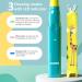 AGARO REX Sonic Electric Kids Toothbrush - 3 Modes Rechargeable - Power Toothbrush (Blue) for Kids - Buy Online on GoSupps.com