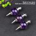 Round Amethyst Pendulum - Natural Crystal Gemstone for Dowsing, Reiki Healing & Meditation - Buy Online on GoSupps.com