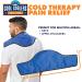 Flexible Gel Ice Pack for Neck and Shoulders - 2 Pack | Reusable Cold Compress for Muscle Pain, Bruising, and Swelling | 23 x 8 x 5 - Buy Online on GoSupps.com
