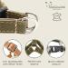 Dogissimi Leather Dog Harness | Adjustable Ergonomic Dog Harness for Small & Medium Dogs | Handmade in Italy | Military Style (M) 41-51 cm - Buy Online on GoSupps.com